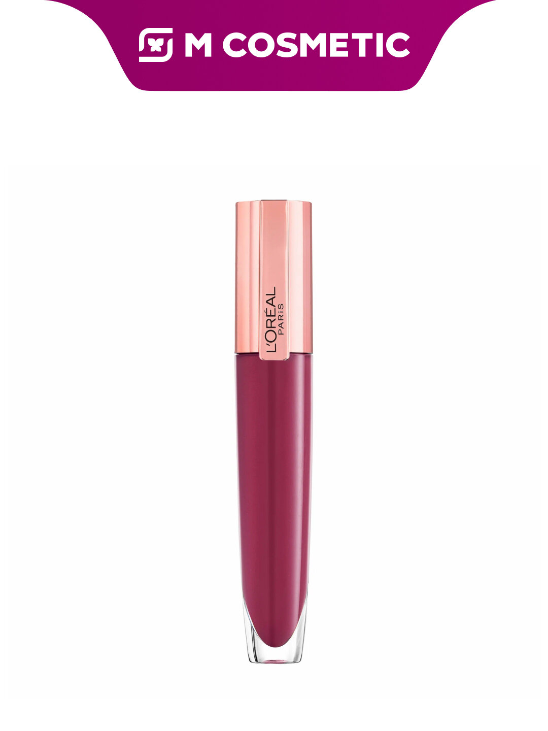 Блеск для губ LOREAL "Brilliant Signature" 416 т, стойкий, 7 мл