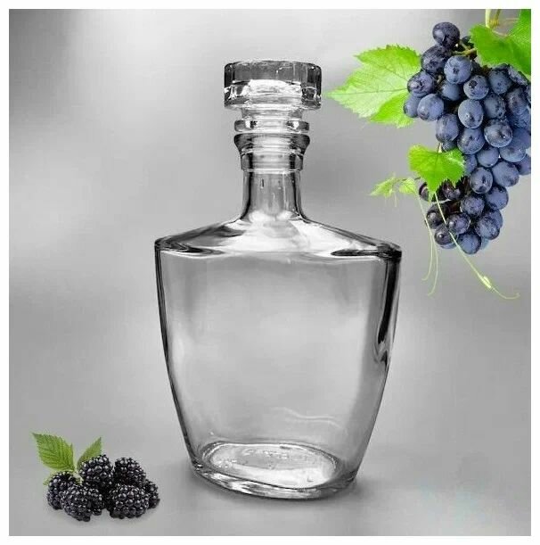 Штоф - графин "Легион", стек. с пробкой 500 мл. — фото 1