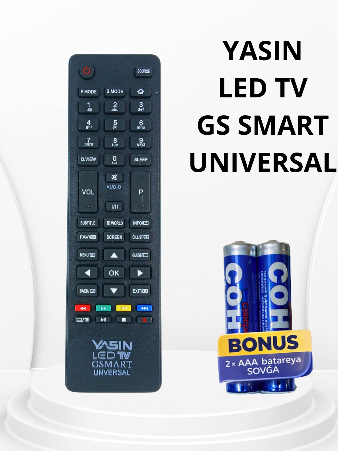Пульт дистанционного управления YASIN GS Smart, универсальный, для LED TV