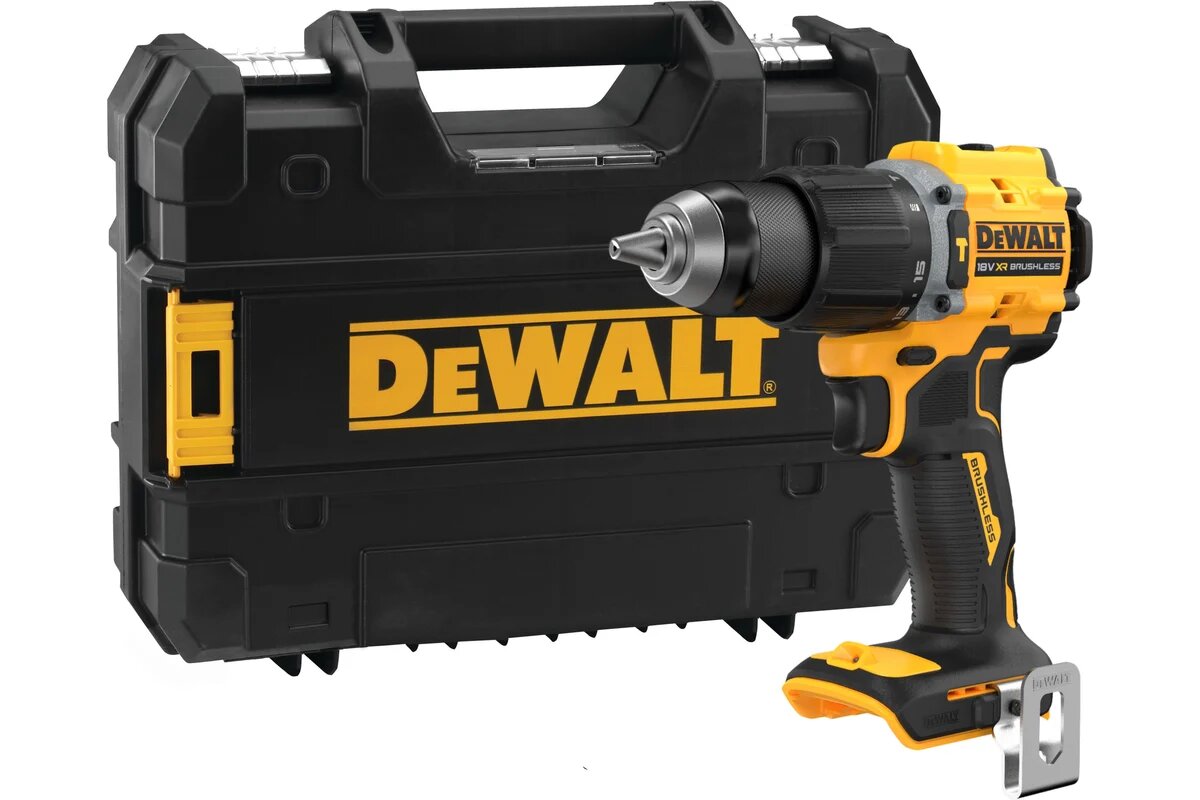 Ударная дрель-шуруповерт DEWALT DCD799NT, 18 В, 1650 об/мин, 28050 уд/мин, без АКБ и ЗУ, в кейсе TSTAK () DCD799NT-XJ