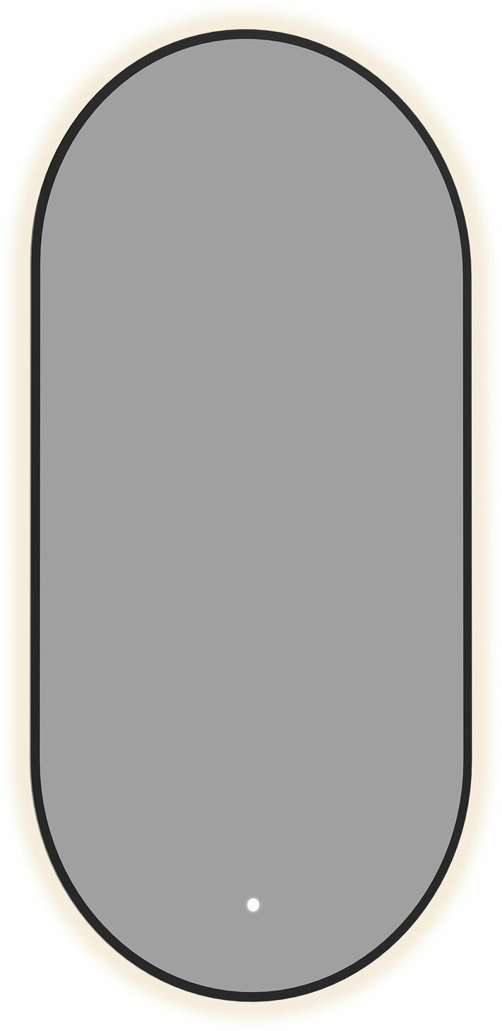 Зеркало Aquanet Контур 500х1000 LED TX овал, черный