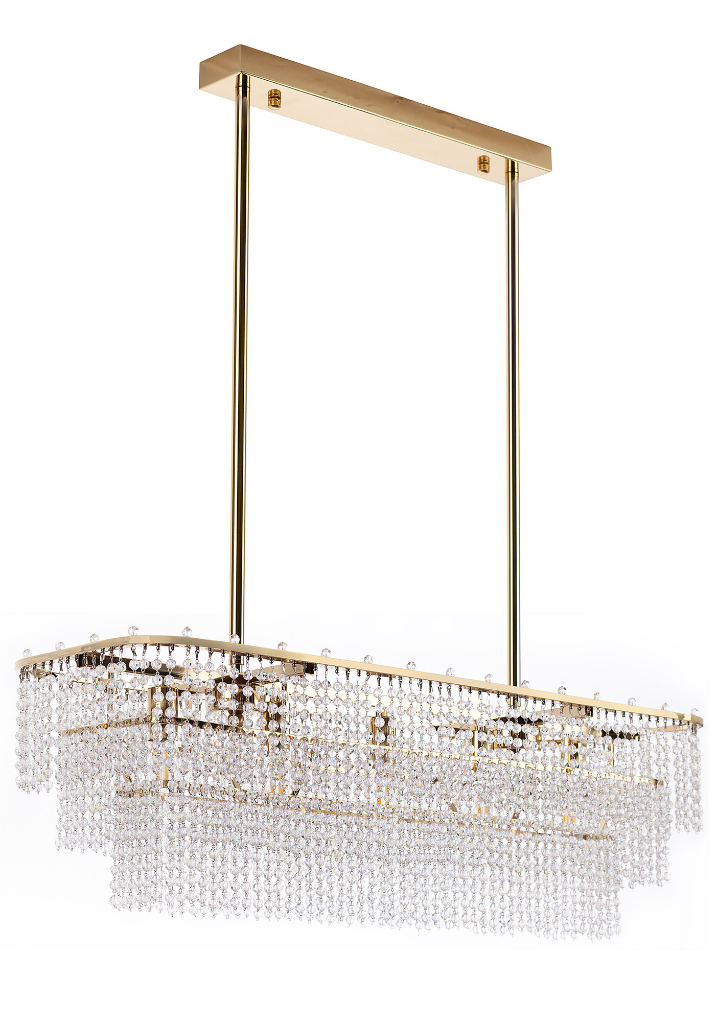 Люстра Mak-interior Celestia L1000, E14, 6 лампочек, современная, золотая — фото 1