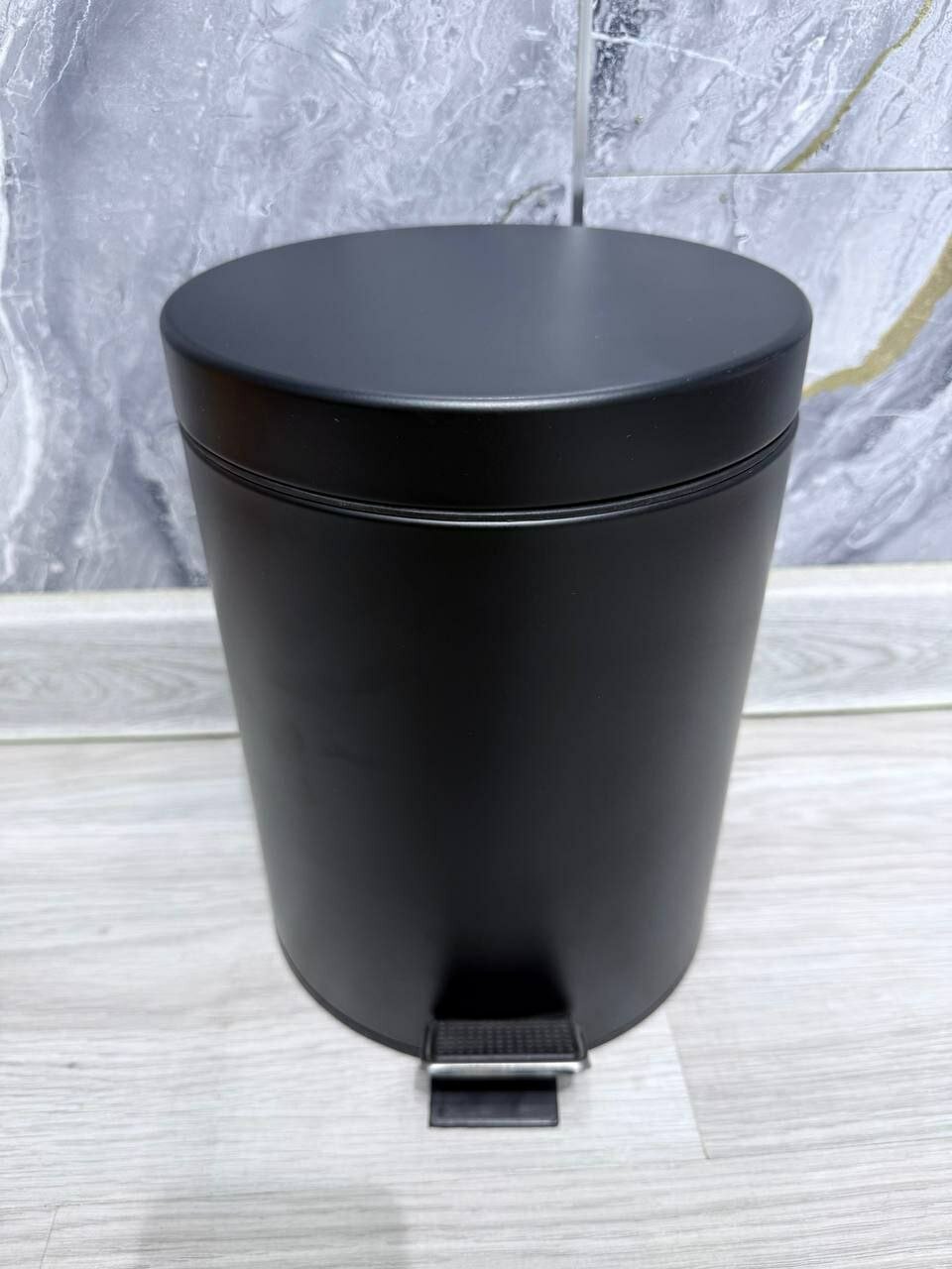 Урна для мусора Savdo, пластик, квадратная, с крышкой, 21x21x29 см