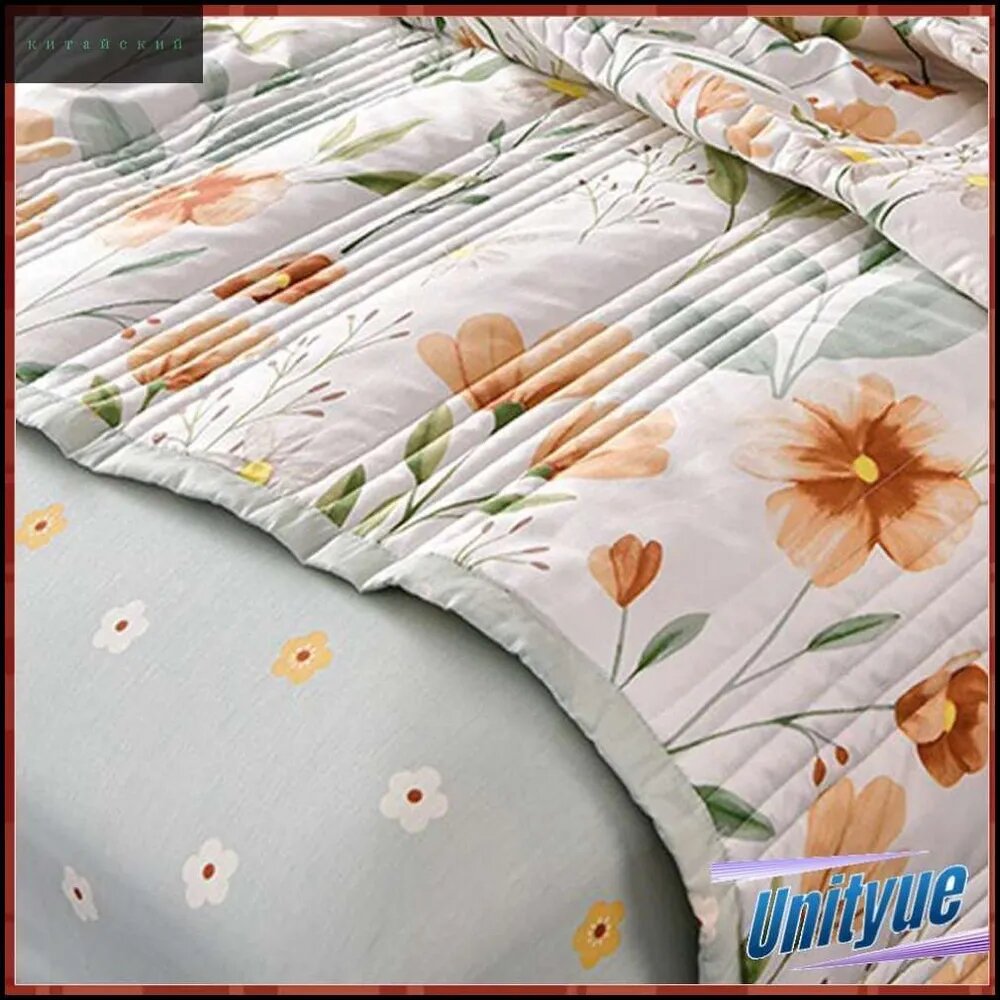 Одеяло Unityue 150x200 см, с наполнителем Хлопок, летний сон