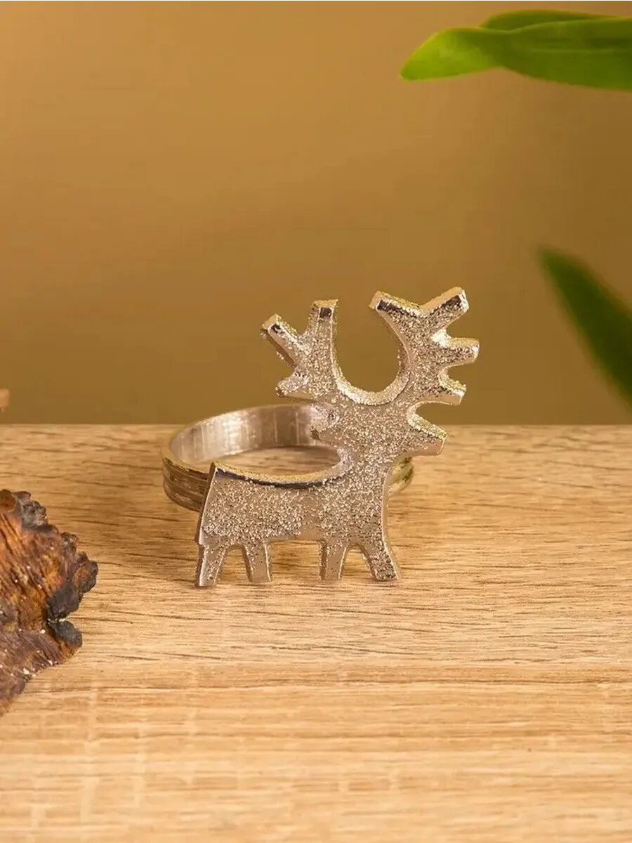 Оленёнок из алюминия для салфеток