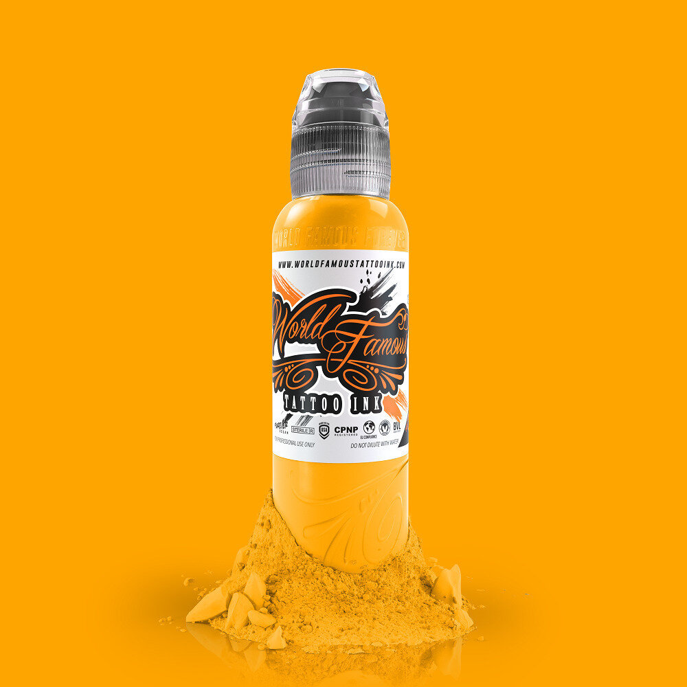 World Famous Ink тату краска Dubai Gold - 30 мл