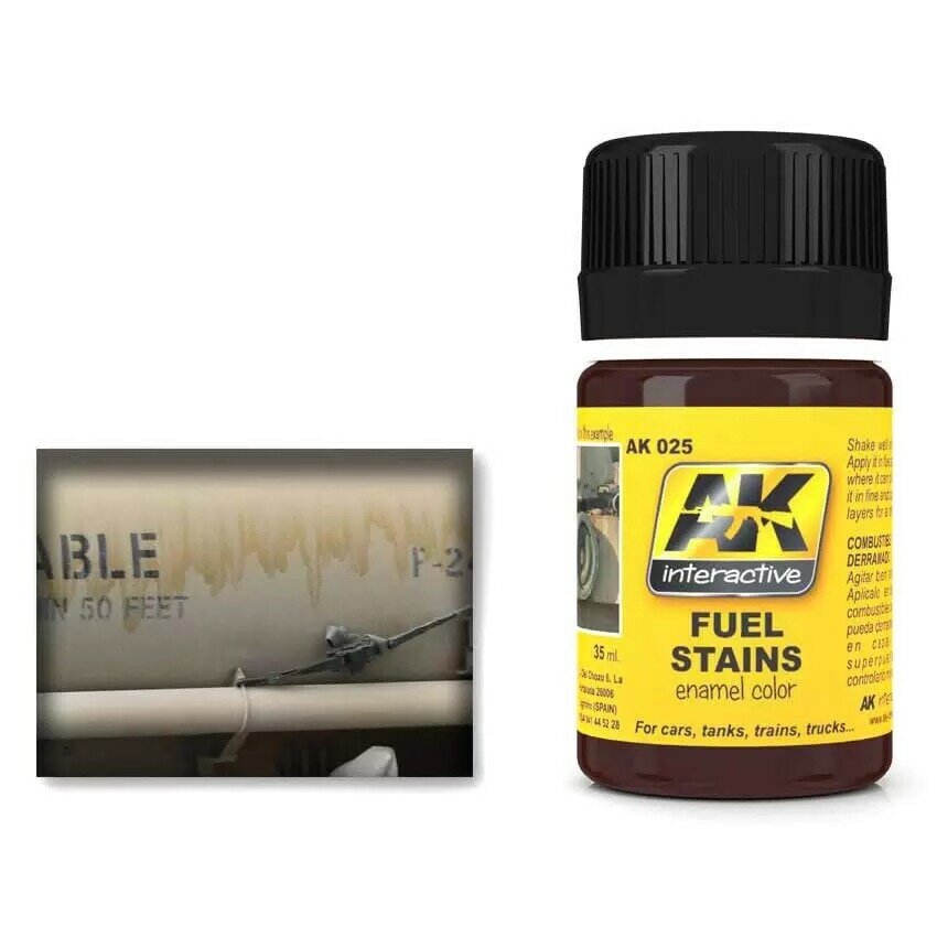 Аксессуар для Warhammer AK Interactive AK WASH Fuel Stains AK025 (35 мл)