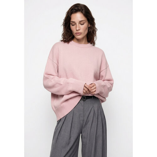 фото Джемпер kivi clothing, размер 48-52, розовый