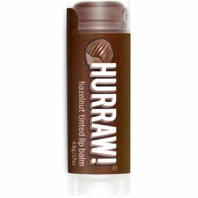 Hurraw Hazelnut Tinted Бальзам для губ с лесным орехом 4,8 г