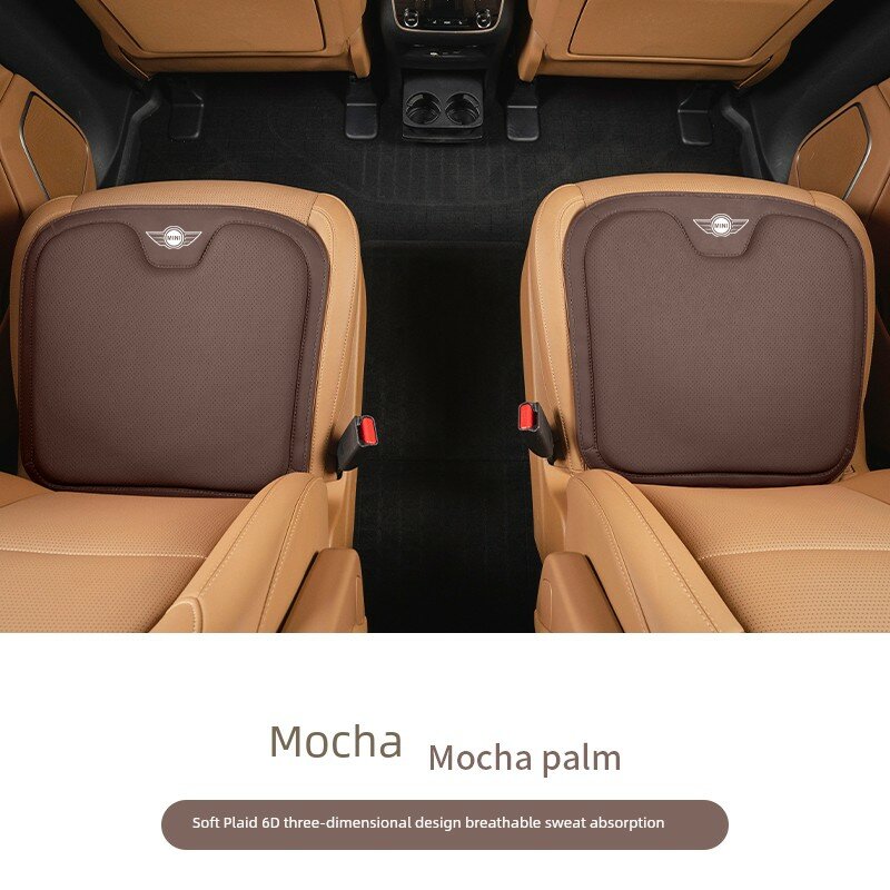 Все-сезонная автомобильная сидушка BMW Mini Cooper/Clubman/One F55/F56 в мокко-коричневом, комплект из 2 шт.