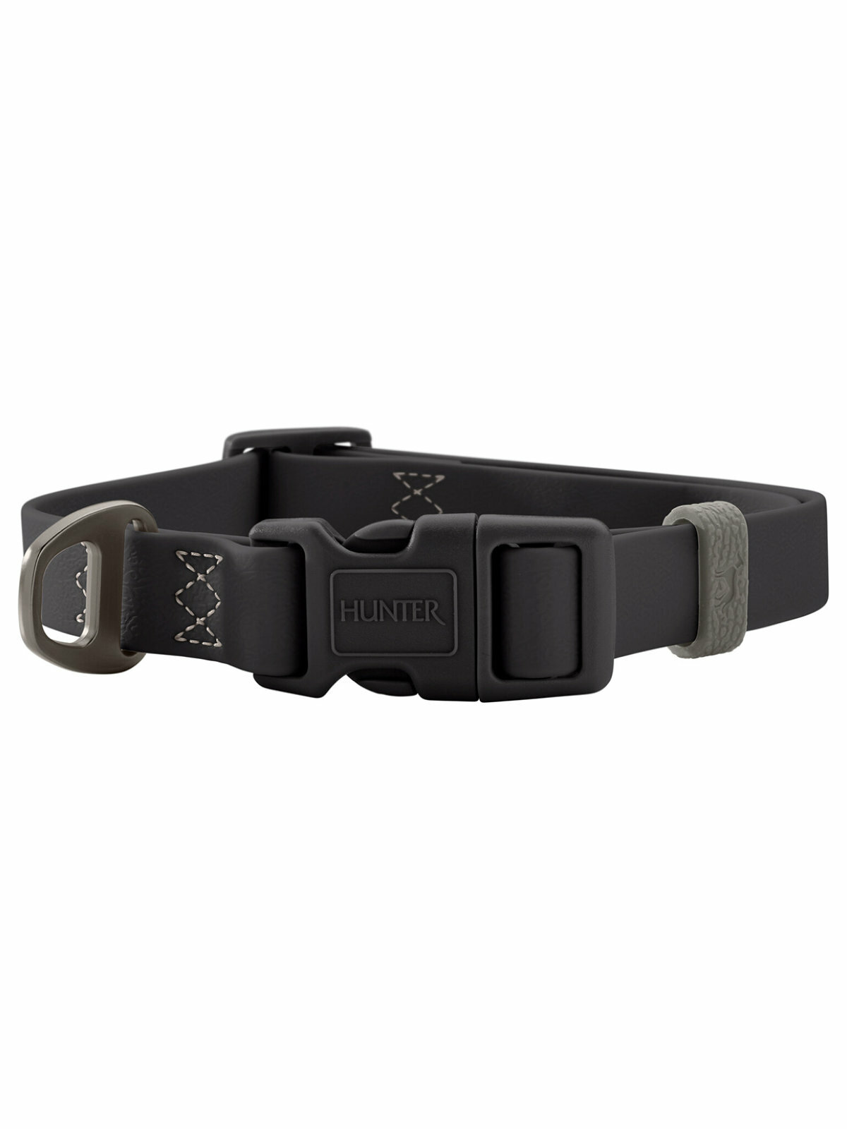Ошейник для собак Hunter Havanna M 30-45 см, биотановый, черный