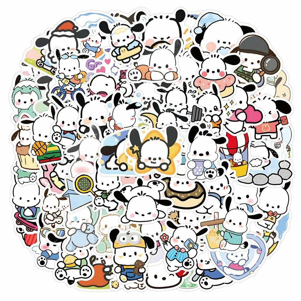 Наклейки Sanrio Pochacco, 60 шт.