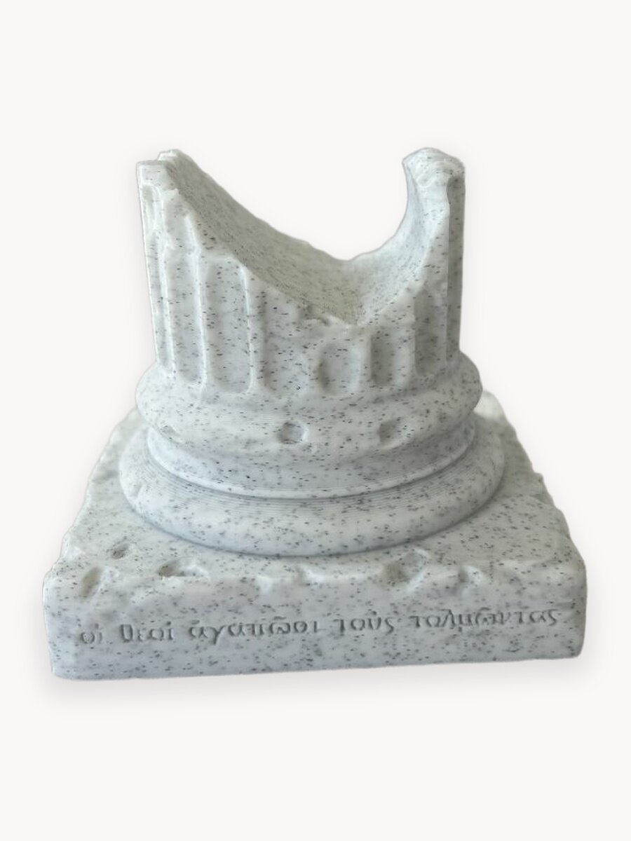 Подставка для геймпада PS5, утяжеленная, греческий стиль, пластик, мрамор