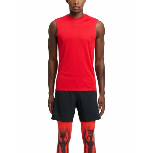фото Майка спортивная reebok id train slvls tech tee, размер s int, красный