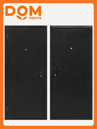 Изображение товара Дверь металлическая Форпост 52, 960х2050, левая, сталь, черный