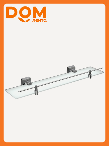 Изображение товара Полка настенная Fora "Keiz", с бортиком, хромированная, 50 см