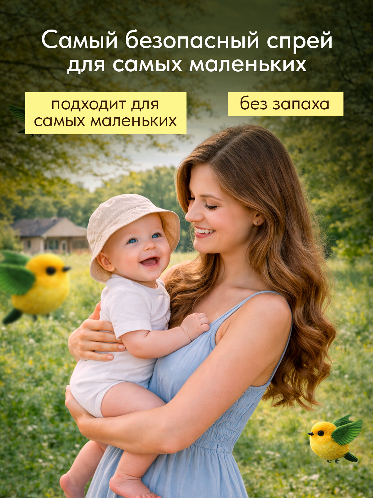 Спрей от комаров для детей от 3-х месяцев Gardex Baby, 75 мл х 2 шт. — фото 1