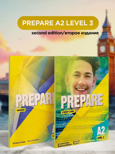 Изображение товара Prepare A2. Level 3: Student's Book+Workbook+CD комплект
