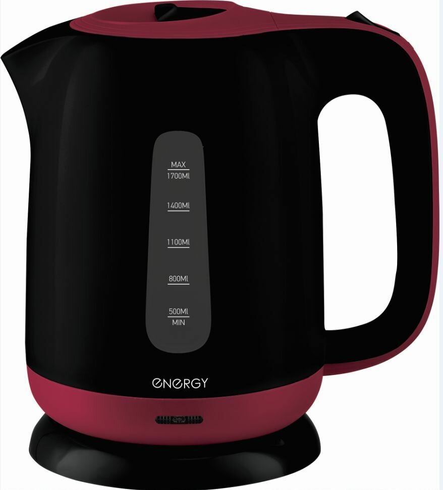 Чайник электрический E-274 (1,7 л, диск) пластик черный