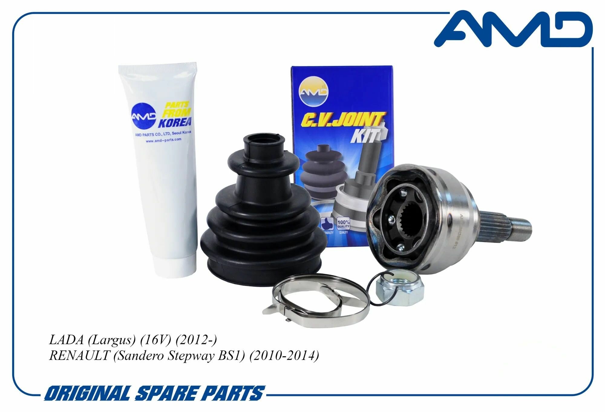 ШРУС наружный T23T22 без кольца ABS RENAULT Sandero Stepway BS1 арт AMD. SH269