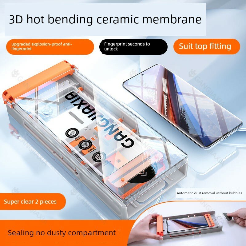 IQOO 9 Pro 3D изогнутый керамический защитный экран антипылевой прозрачный 2 шт для смартфона