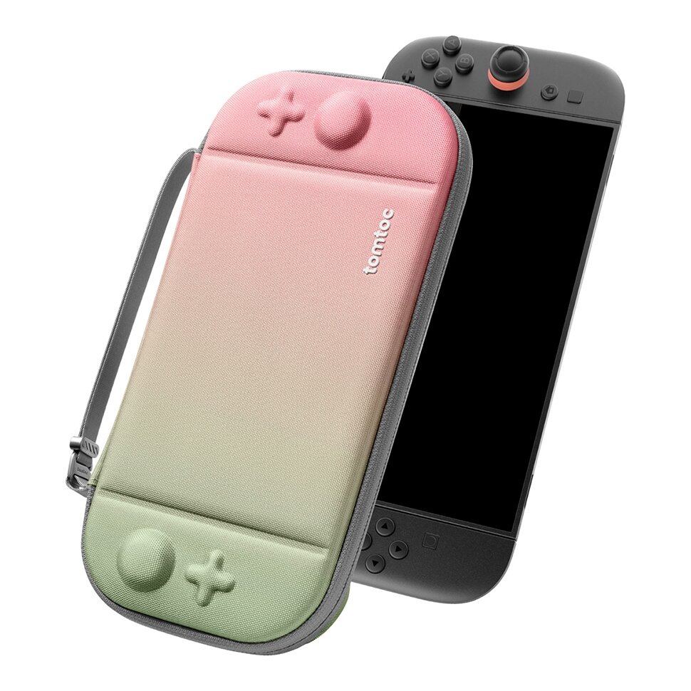 Tomtoc чехол для Nintendo Switch 2, FancyCase-G05 Slim Case, Cherry Blossom