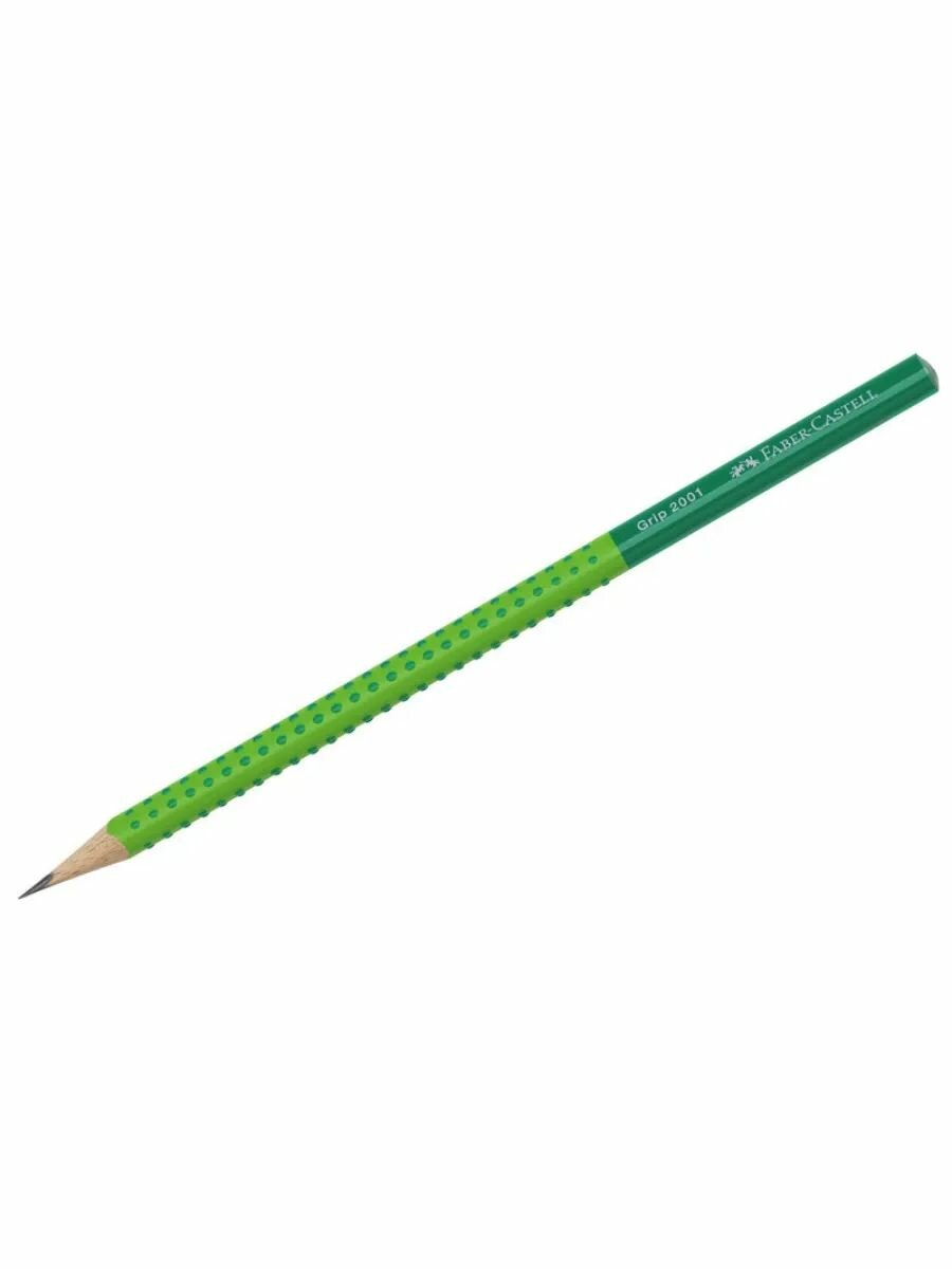 Карандаш ч/гр. Faber-Castell "Grip 2001 Two Tone", B, трехгран, (117070)