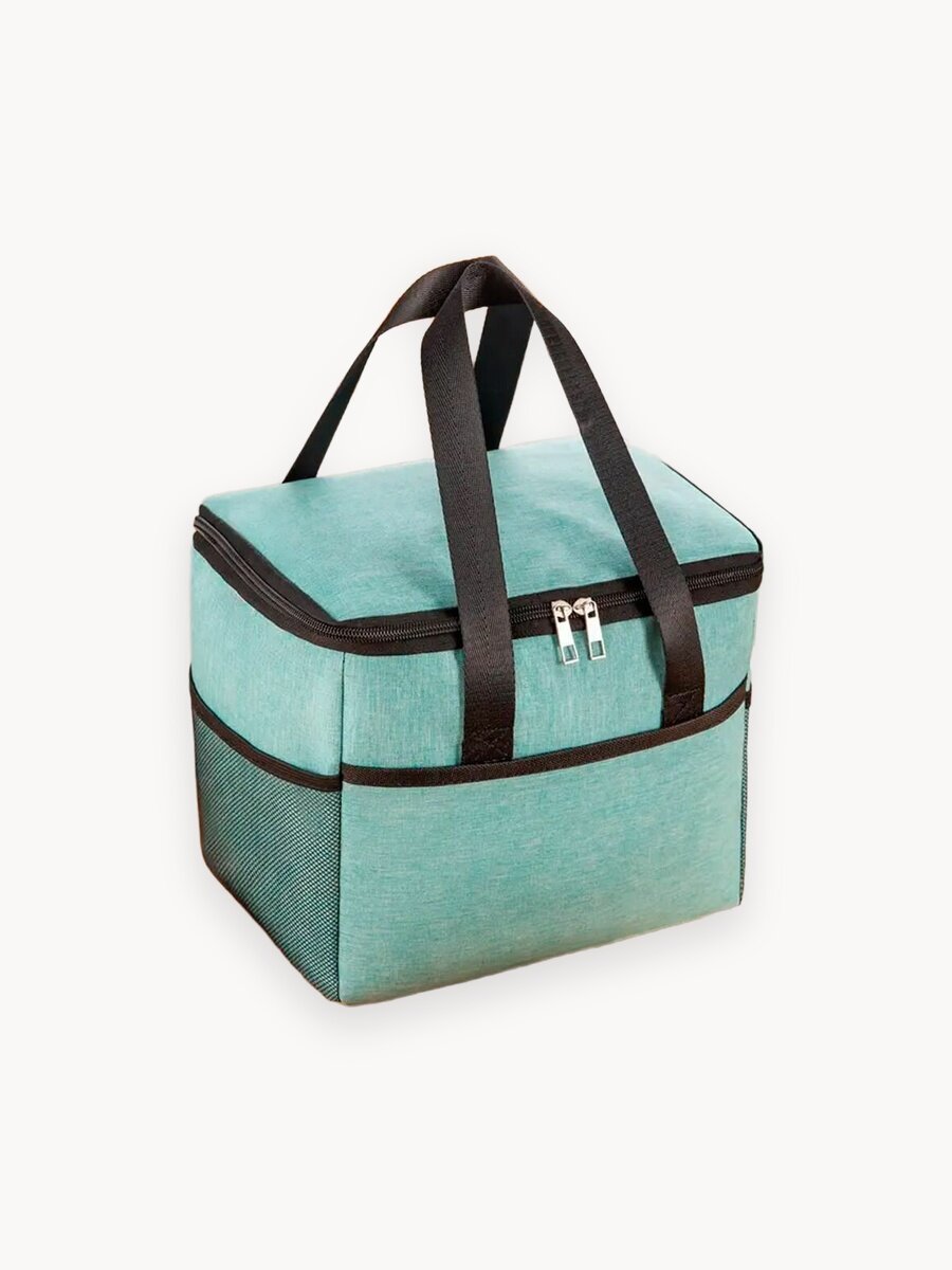 Термосумка-холодильник Gift Development, с аккумулятором холода, герметичная, зеленая, 9 л