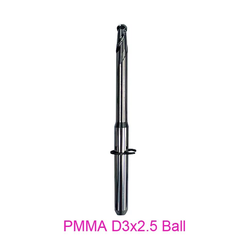 Фрезы VHF K5 S1 S2 для PMMA, воска и PEEK PMMA D3x2.5S