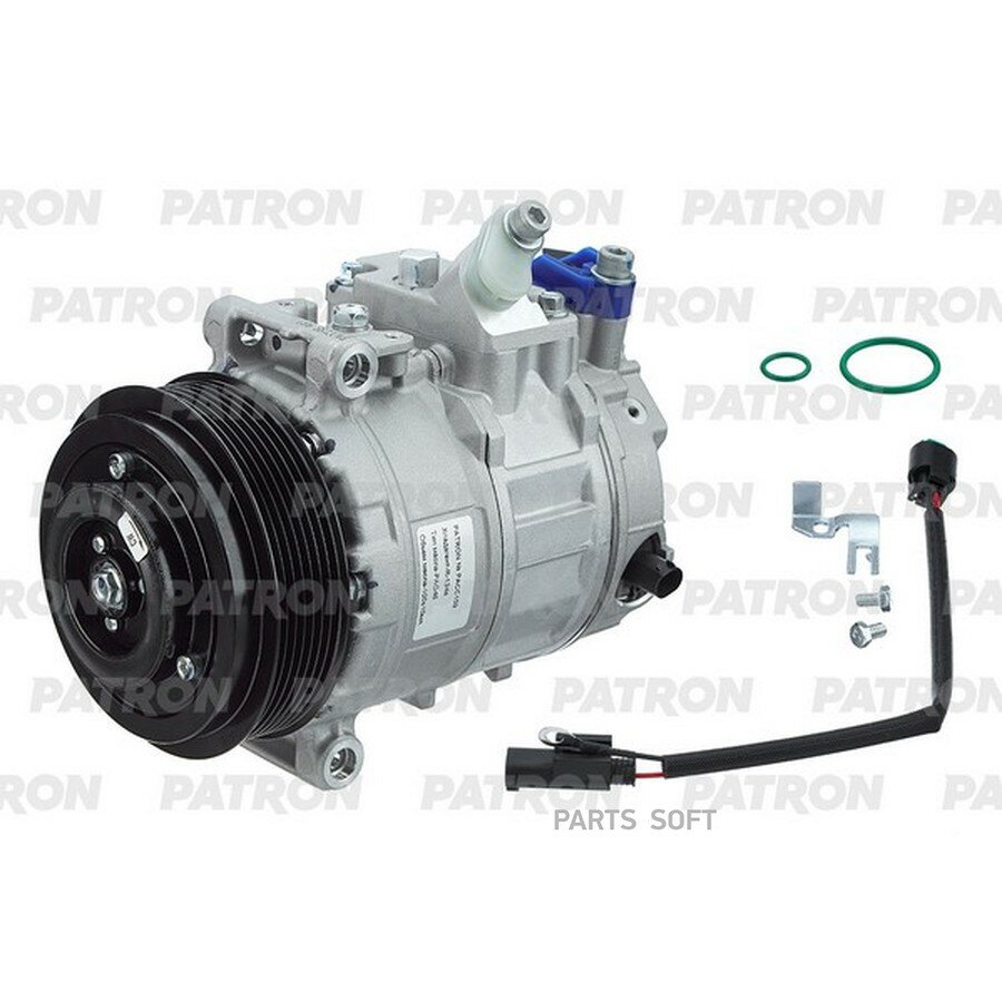 Компрессор кондиционера MERCEDES-BENZ - C-CLASS (W203/S203) - C180/C200/C230 (02-07) от официального дистрибьютора, PATRON, артикул PACC159