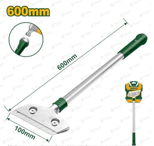 JDGS1660 Скребок металлический строительный 600 мм, лезвия 18 mm*100 mm JADEVER