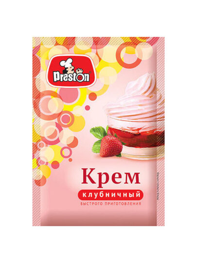 Крем Клубничный "Preston" 100г