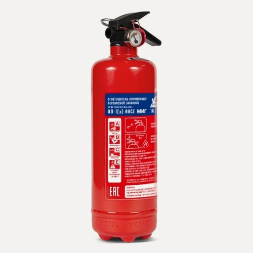 Изображение товара Огнетушитель Миг ОП-1(з), (1А, 21В, С, Е)