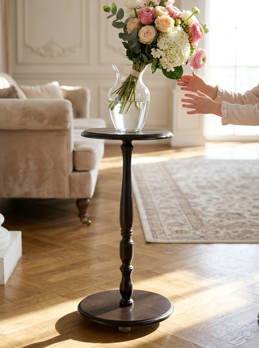 Подставка интерьерная IFERS для цветов Селена, напольная, цвет венге