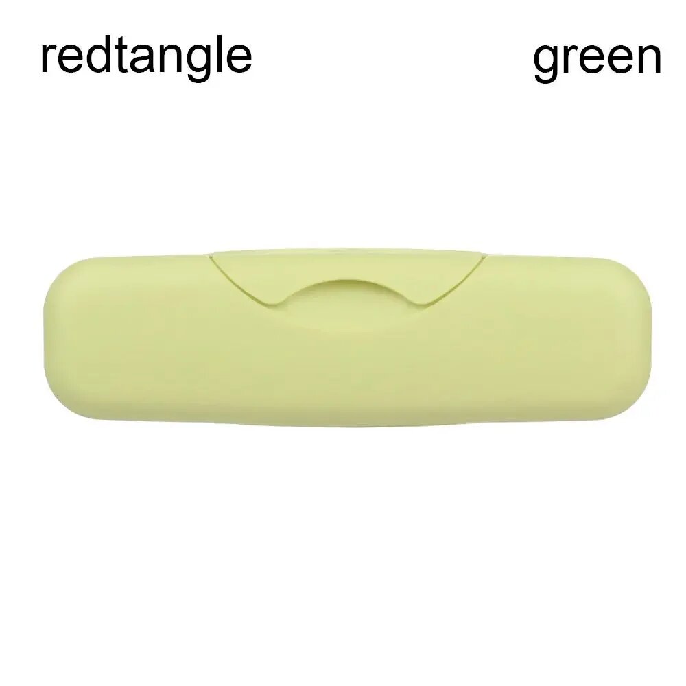 Пластиковый контейнер для тампонов, зеленый green-redtangle