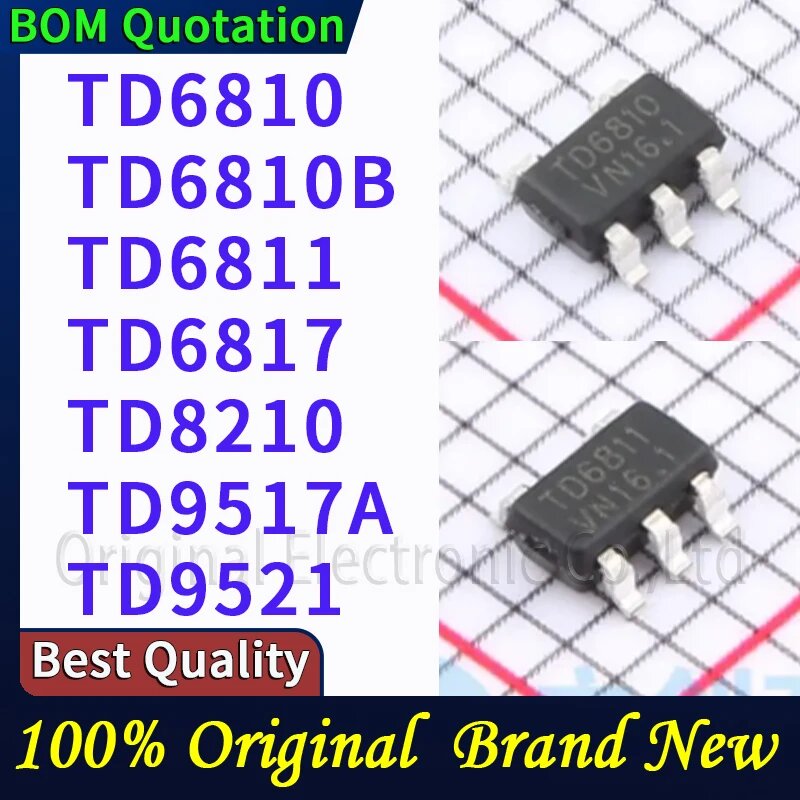 5pcs TD6817 Комплектующие для ноутбука