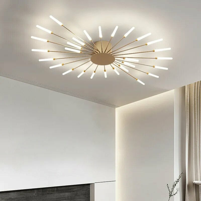 DP LIGHT Люстра, LED, Современный светодиодный светильник для дома, подвесная люстра для гостиной, спальни и столовой — фото 1