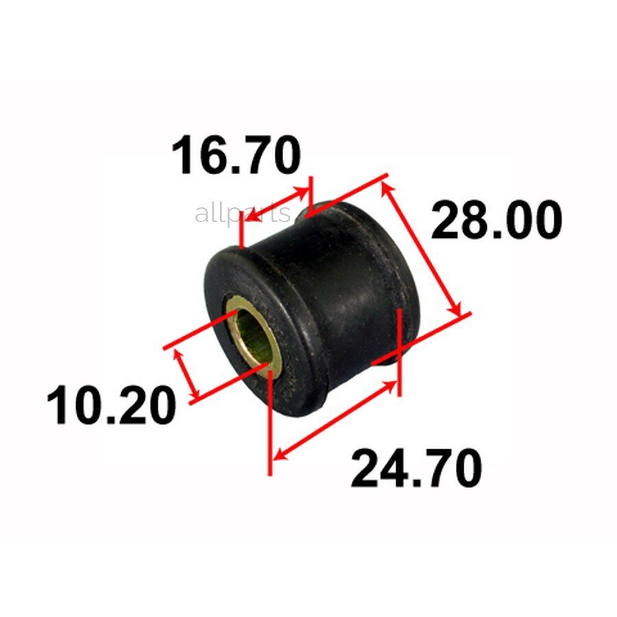 TENACITY AAMTO1054 Резинка (комплект с втулкой)