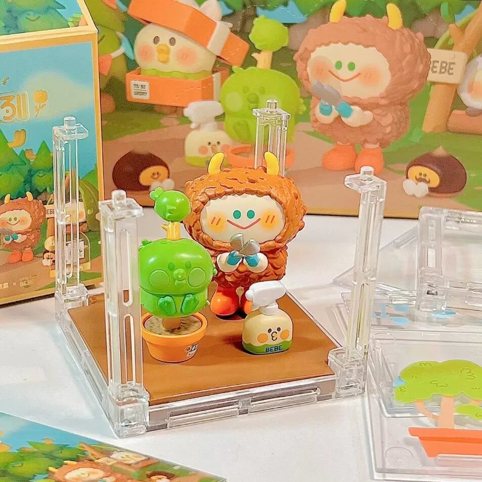 Маленький растение, мини-слепой бокс BEBE Forest Series, подтвержденный стиль, рождественское украшение