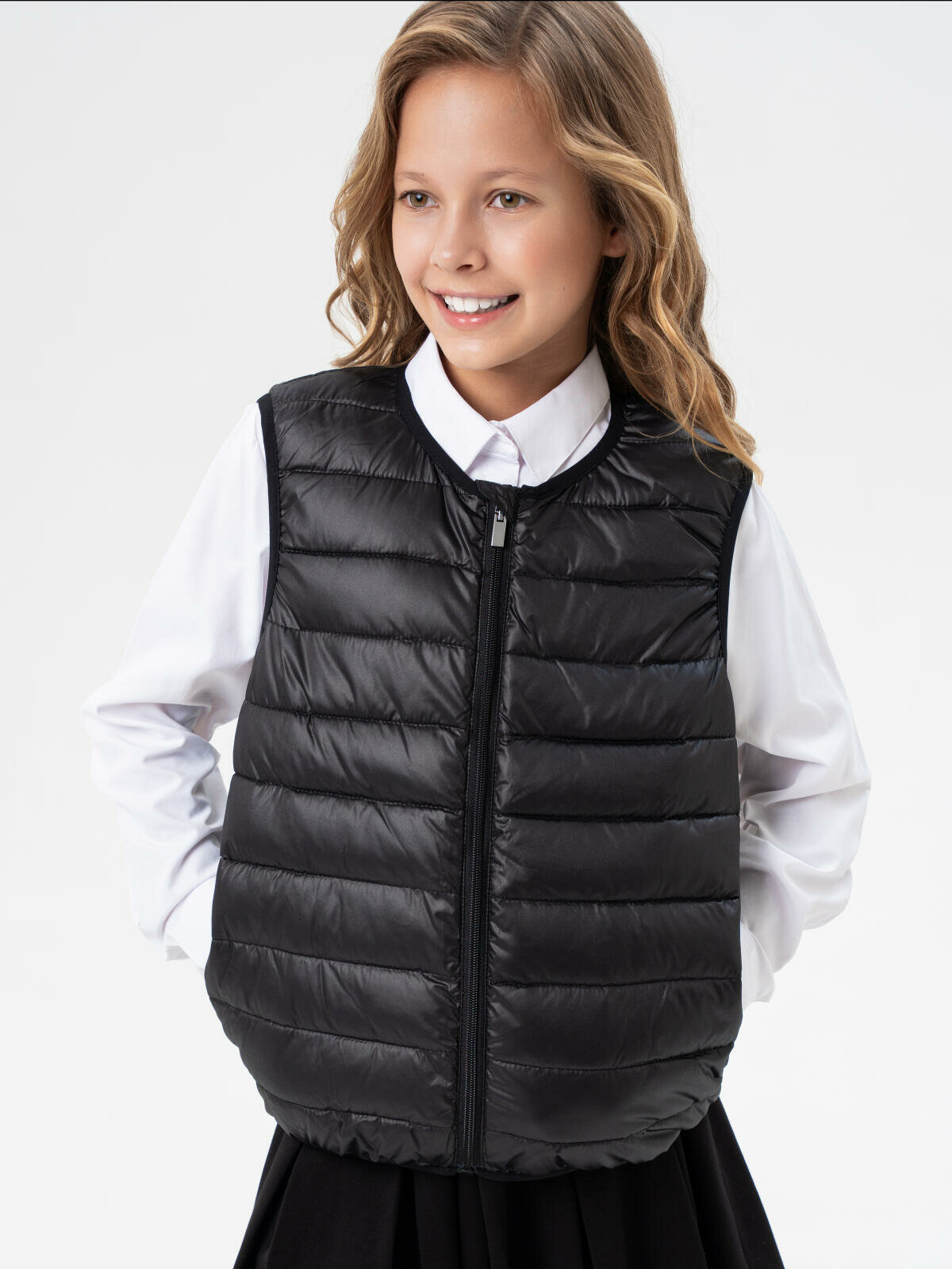 Жилет спортивный playToday размер 158 черный