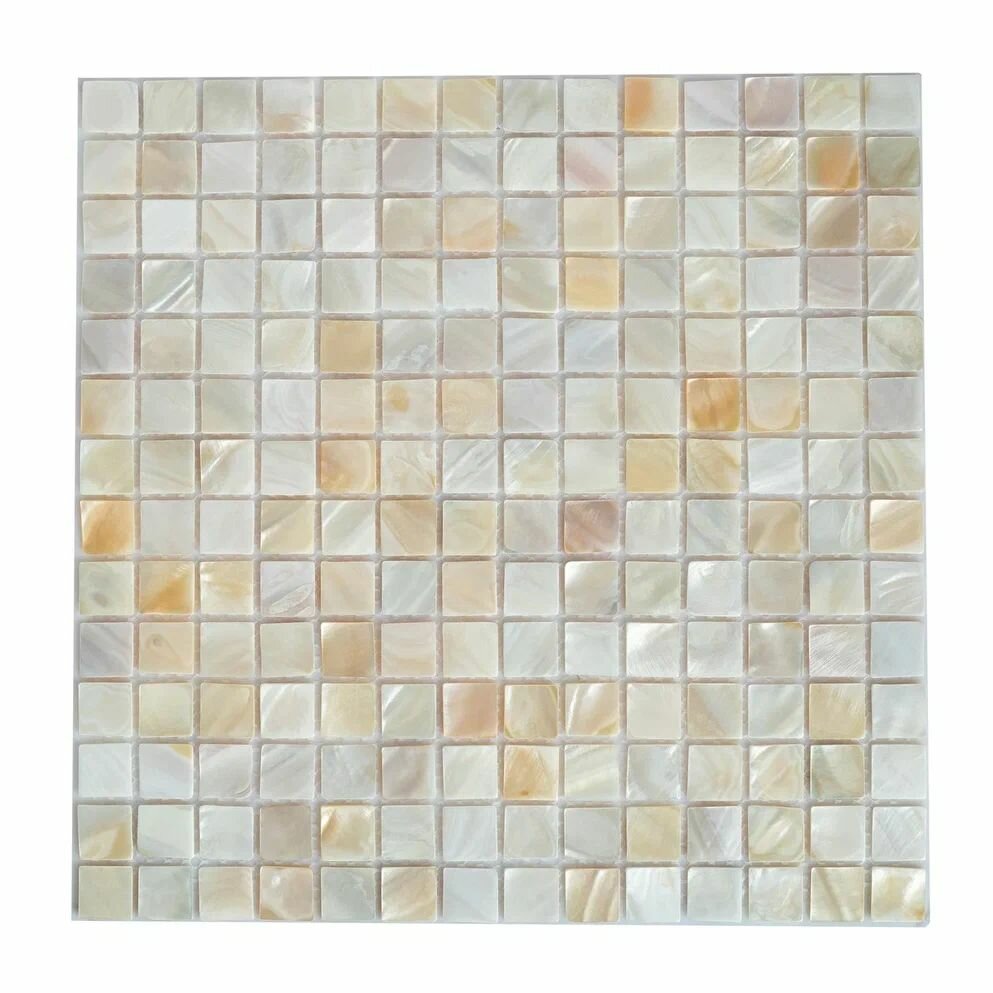 Плитка мозаика из натуральной ракушки КерамограД 305х305см Shell-02/ 5 сеток