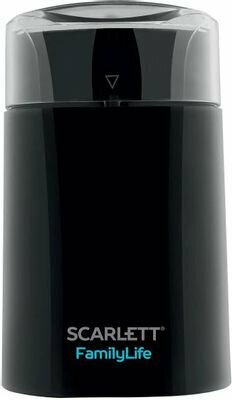 Кофемолка Scarlett SC-CG44505 160Вт сист. помол: ротац. нож вместим:60гр черный