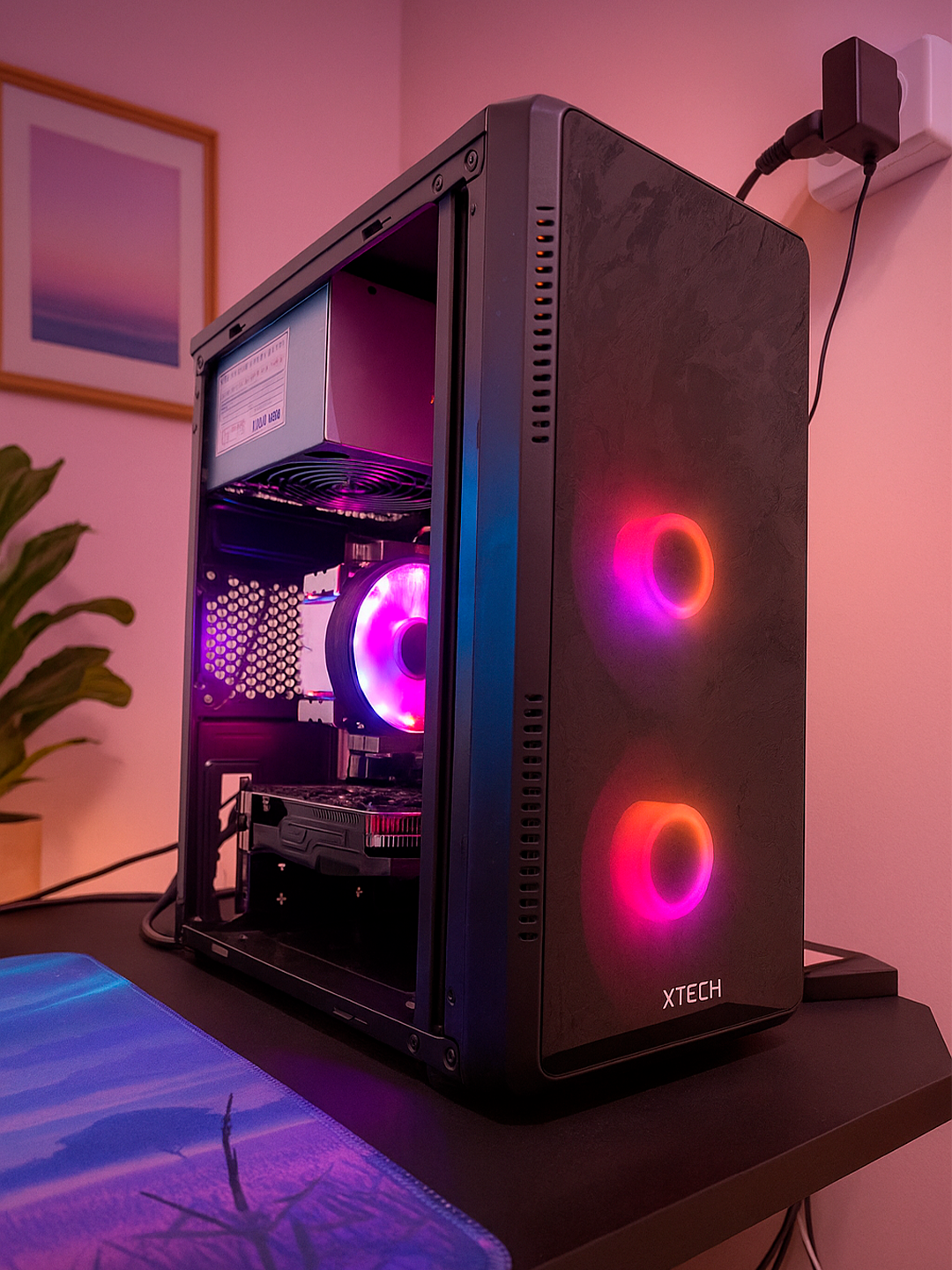 Энергоэффективный Gaming ПК | i5-9400T | GTX 1650 | 8GB DDR4 | SSD 160GB | RGB дизайн