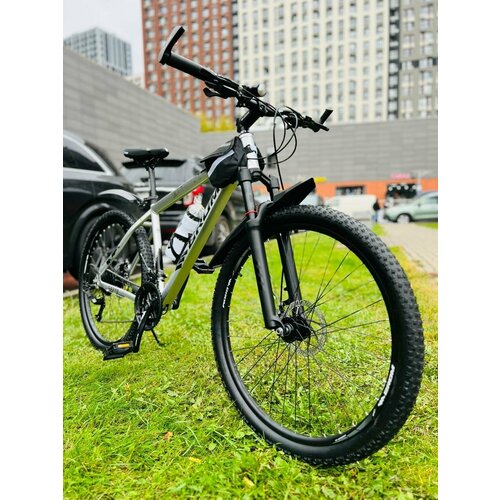 Горный велосипед GROM, городской, 27.5 дюймов / взрослый, мужской и женский для прогулки / скоростной, спортивный велик серый