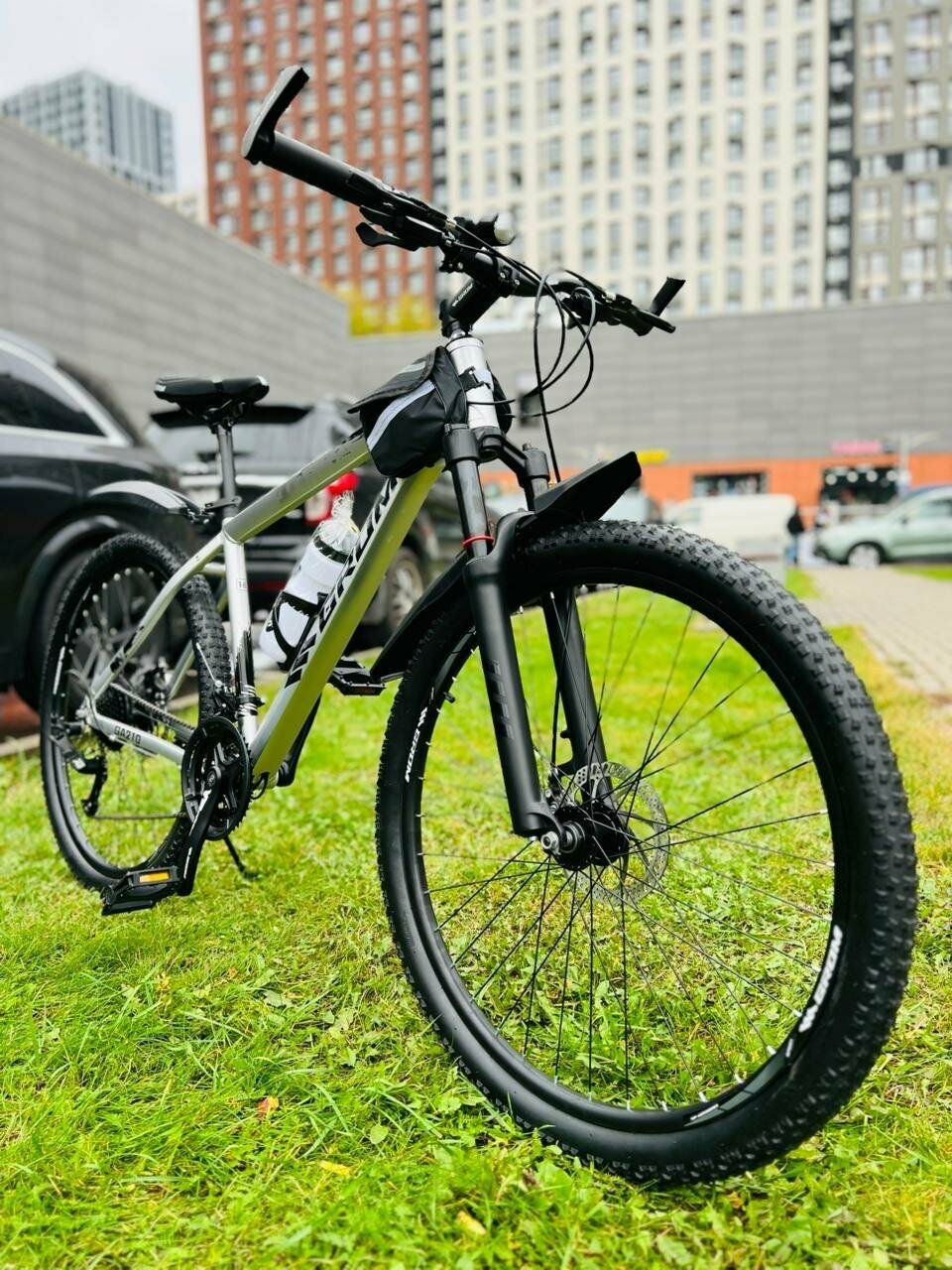 Горный велосипед GROM, городской, 27.5 дюймов / взрослый, мужской и женский для прогулки / скоростной, спортивный велик серый