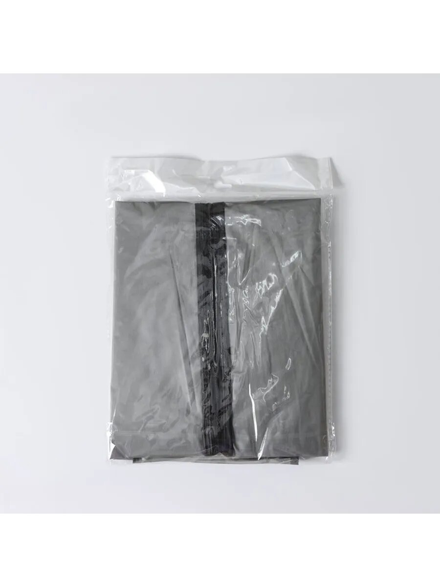 Прочный серый чехол для одежды 60x137 см