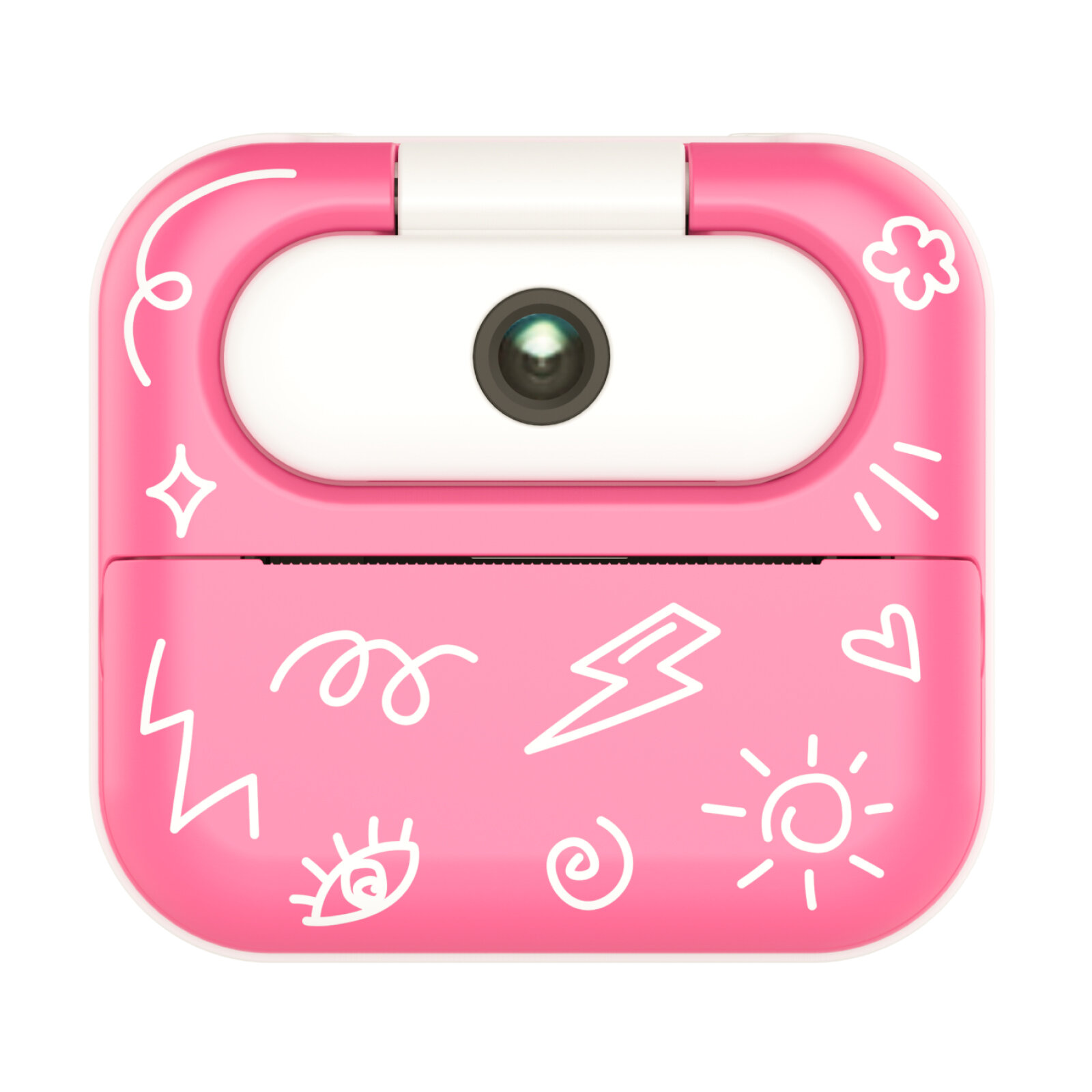 Фотоаппарат моментальной печати с Bluetooth Lumicube LUMICAM DK05 PRINTY (PINK)