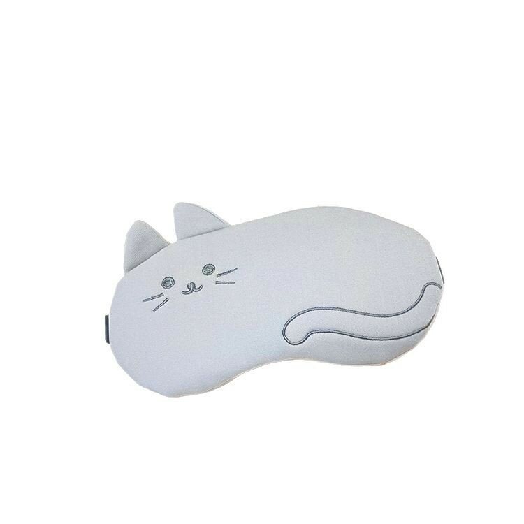 Маска для сна с кошачьей мордочкой для детей и взрослых милая мультяшная маска для сна мягкая полиэстеровая повязка на глаза удобный козырек для сна дорожная повязка для глаз светонепроницаемая