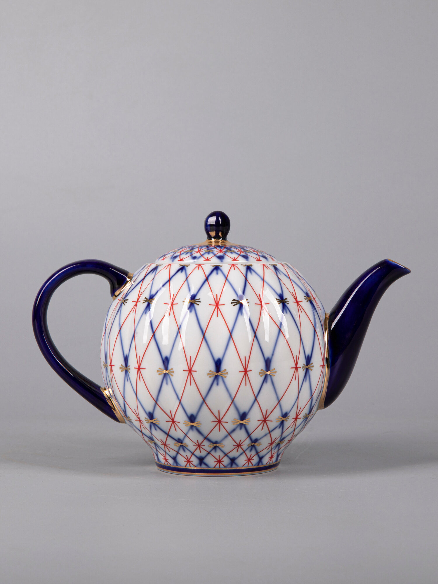 Чайник заварочный форма Тюльпан, Сетка 1950, Императорский фарфоровый завод — фото 1