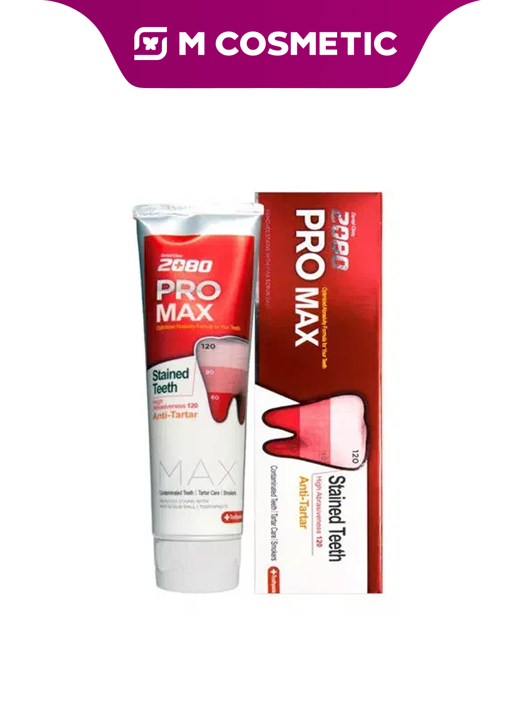 Зубной порошок Dental Clinic 2080 "Максимал защита", антибактериальный, мятный вкус, 125 г